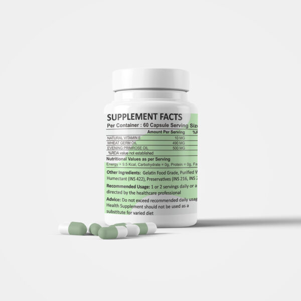EVENING PRIMROSE OIL WITH VITAMIN E - Image 2